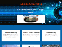 Tablet Screenshot of accesscontrolsa.com